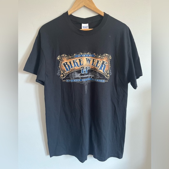 Daytona Beach Biker T-Shirt / 2015 / Bike Week / Large - Picture 1 of 5